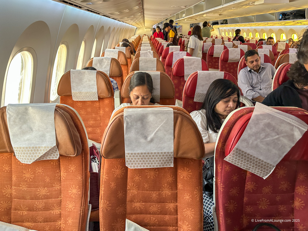 people sitting in an airplane