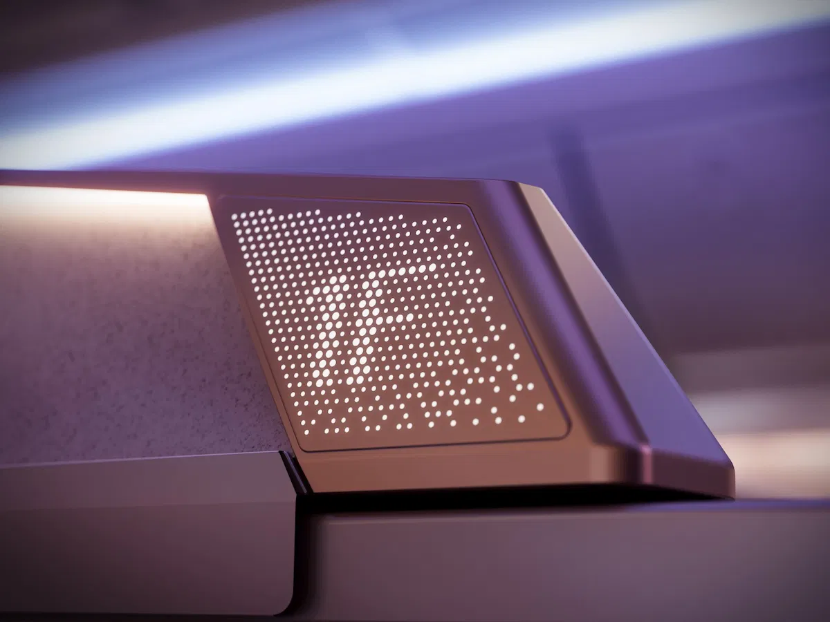 a close up of a device