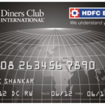 a credit card with a globe and numbers
