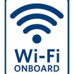 a wi-fi on board with text