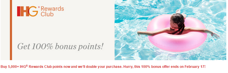 IHG Rewards Club will double your bought points: 3 days only! - Live from a  Lounge