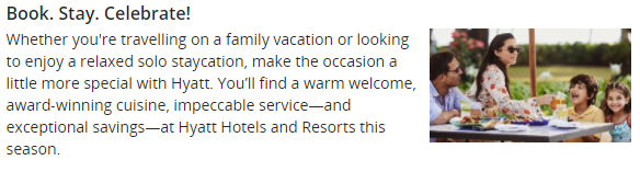 Hyatt Hotels for 35% discount: Book through May 2, stay through July 16 ...