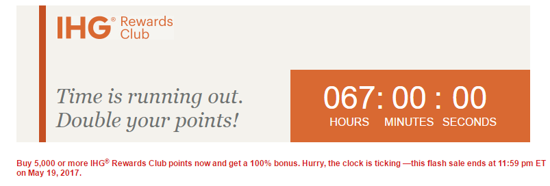 IHG Rewards Club Purchase Points at 100% - Live from a Lounge