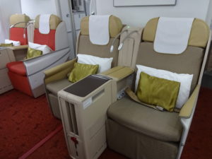 Air India Boeing 787-8 Business Class Cabin