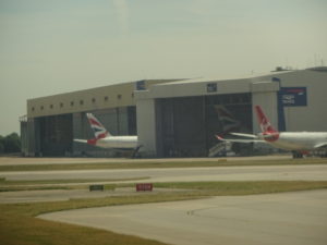 Virgin Atlantic and British Airways Hangars