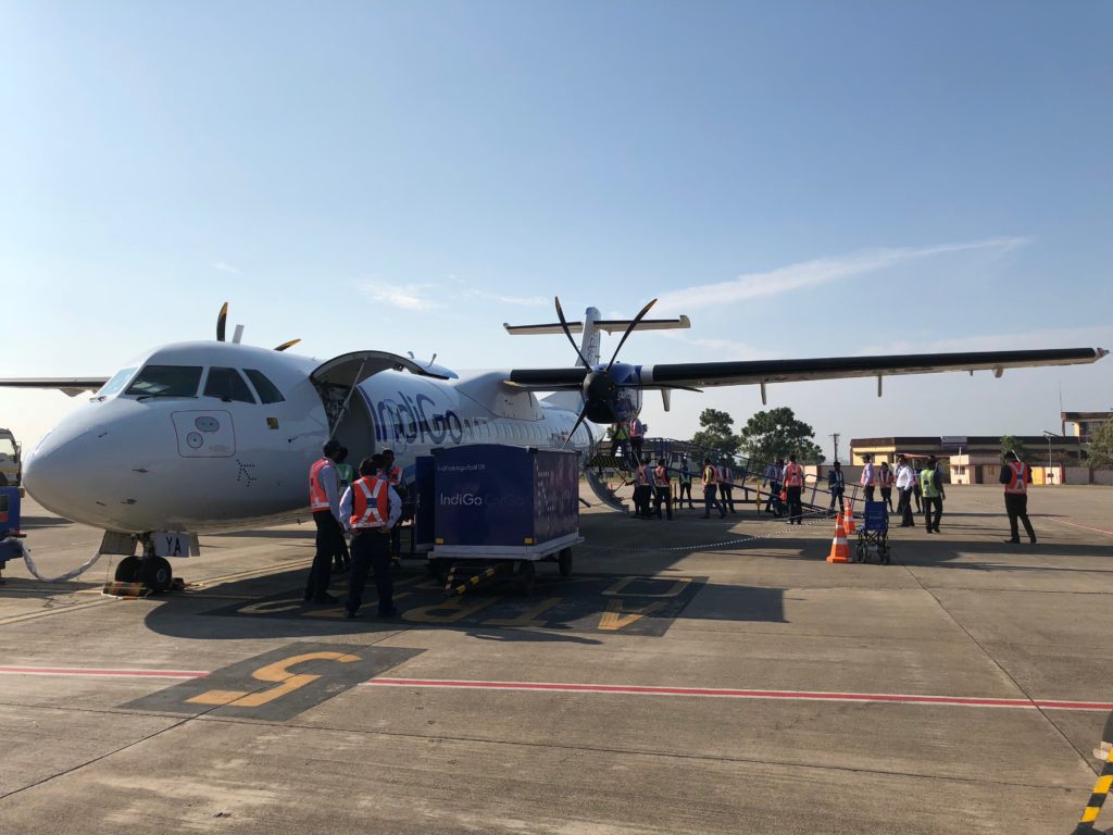 IndiGo ATR at Mangalore Airport