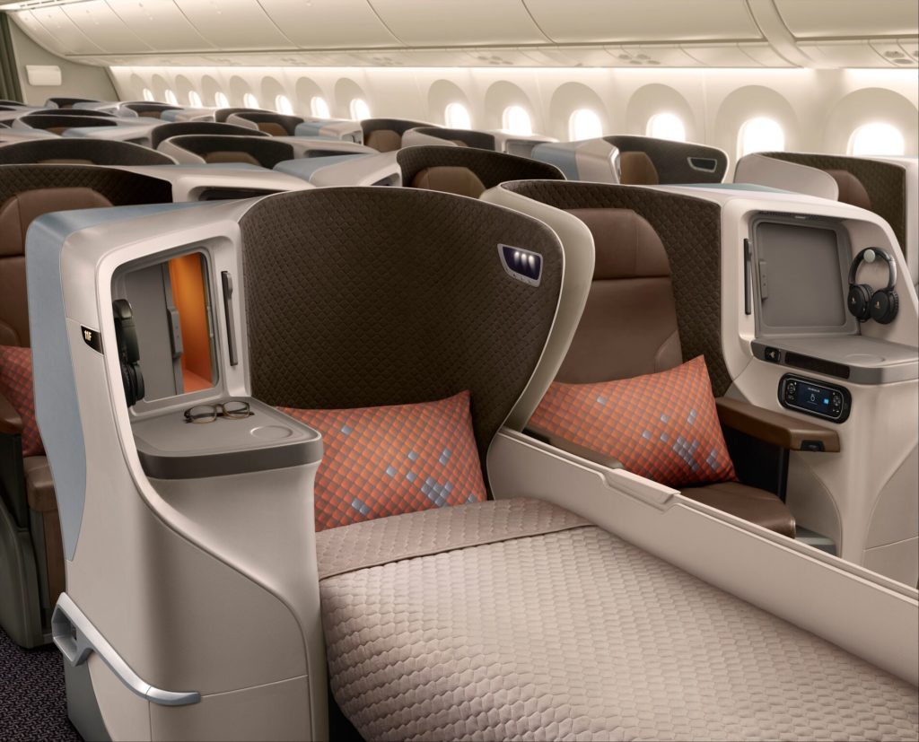 Business Class Singapore Airlines 787-10