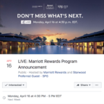 Marriott Rewards Event