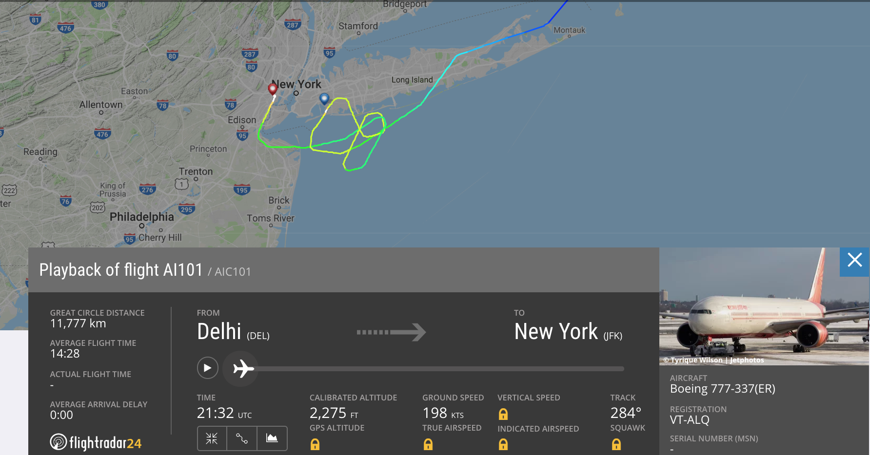 Air India 101 Ils Fails But Lands Safely In New York - Live From A Lounge