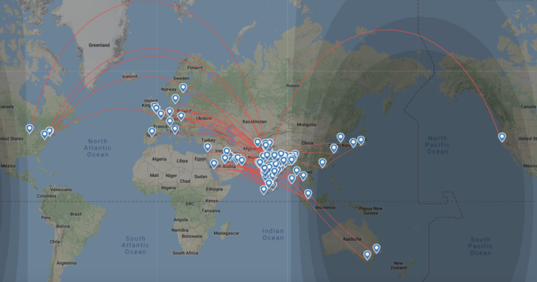 Air India Route Map Live From A Lounge