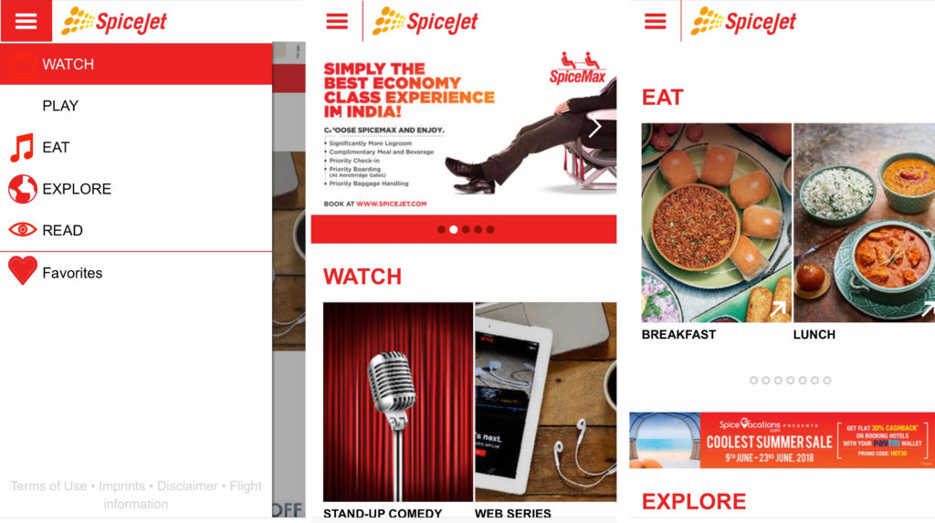 Trying out SpicEngage: SpiceJet inflight entertainment - Live from a Lounge