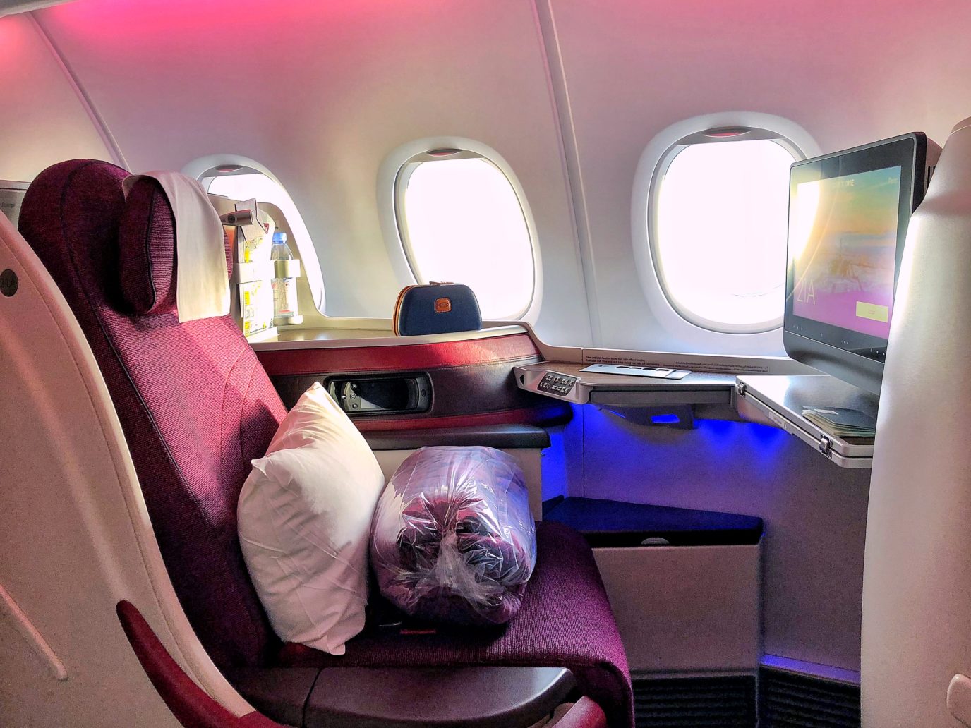 No. Qatar Airways is not taking away lounge access on Business Class ...