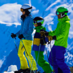 a group of people in ski gear
