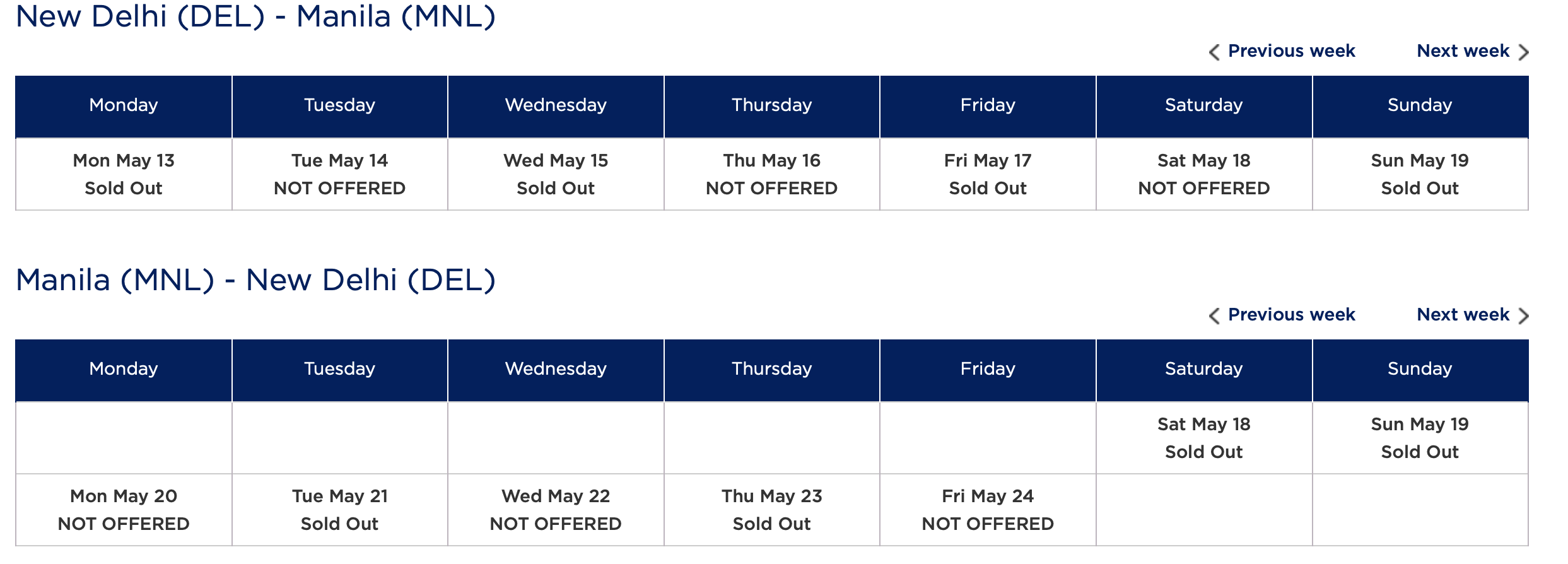 Philippines Airlines cancels Delhi plans, for the moment Live from a