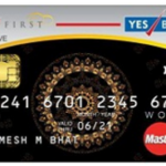 a credit card with a design on it