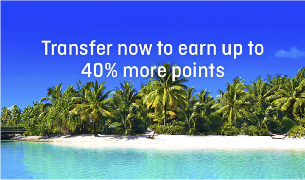 Qantas Points Transfer Bonus 2019 Up to 40 bonus points Live from a