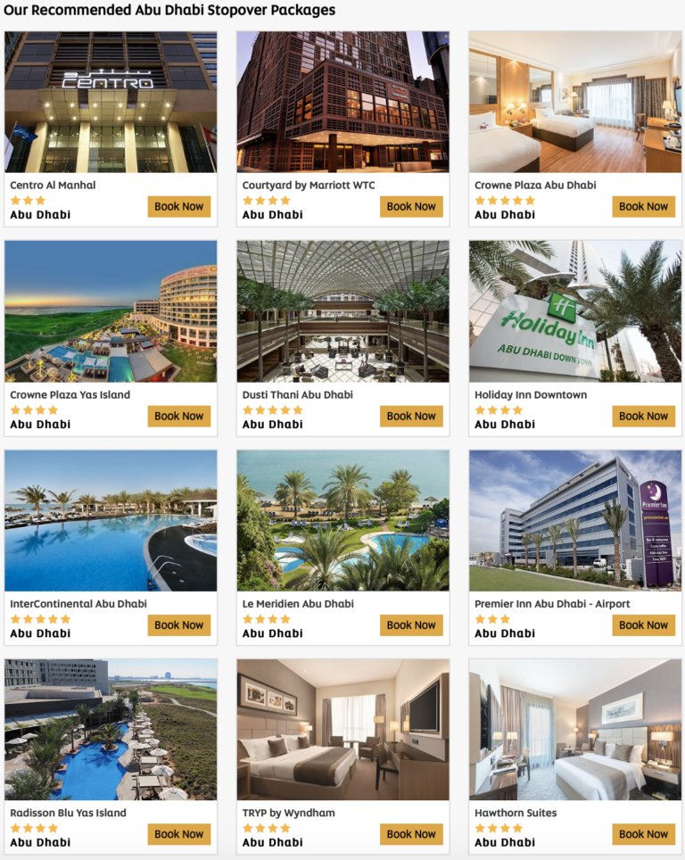 Etihad's offering free Abu Dhabi stopover till December 31, 2019 Live