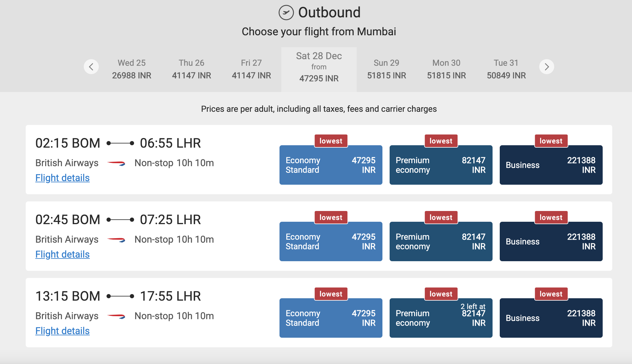 British Airways curious reworking of the Mumbai - London flights - Live ...