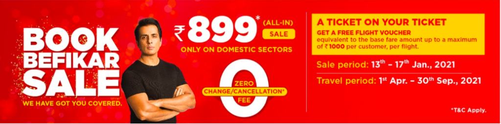 a red and yellow advertisement with white text