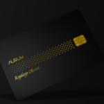 a black and gold credit card
