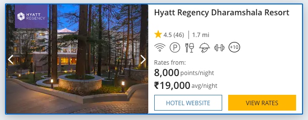 a screenshot of a hotel website