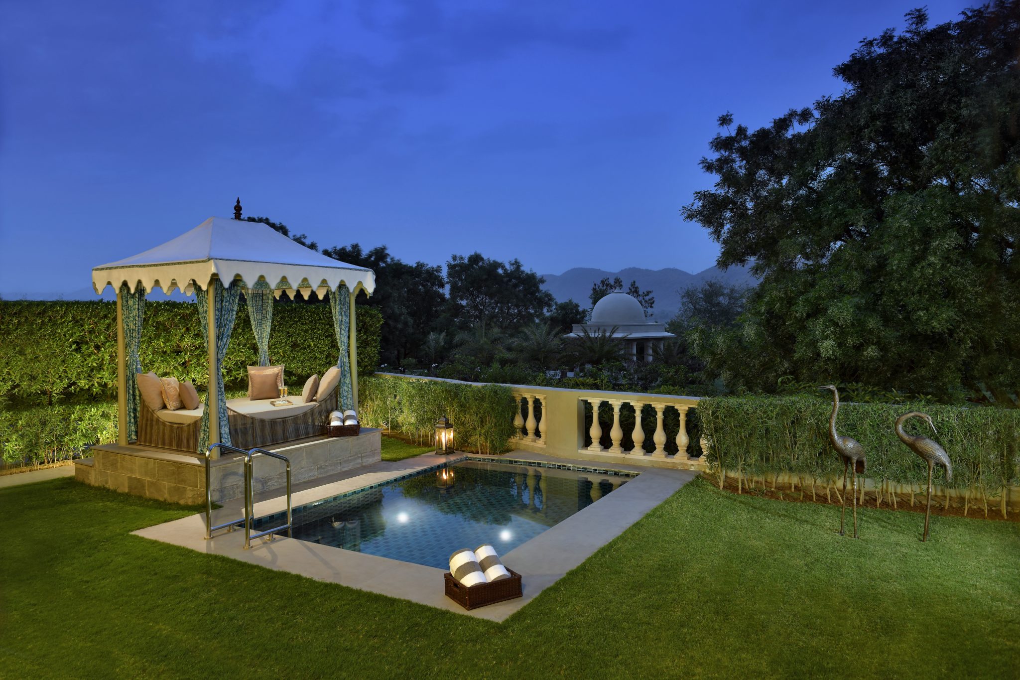 Exterior, Raffles Oasis Suite with Pool, Raffles Udaipur Live from a