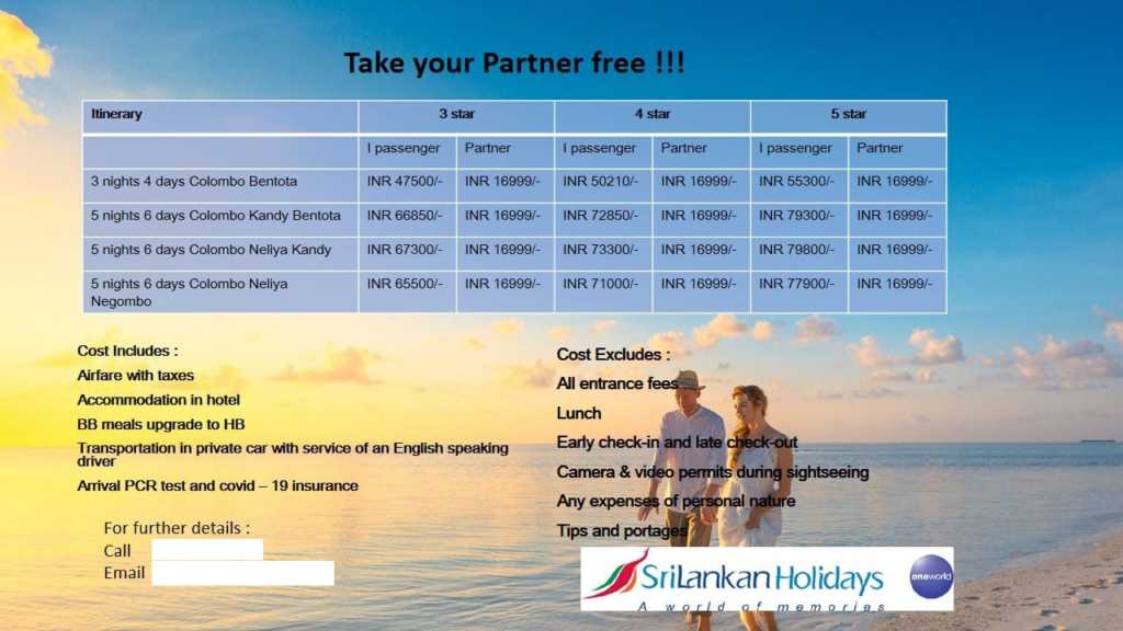 SriLankan Airlines Offer