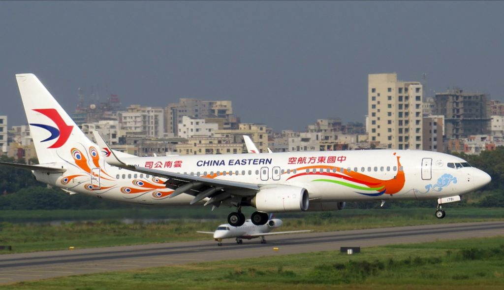 an airplane on the runway