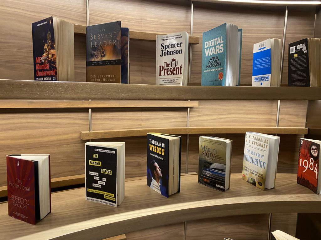 a group of books on a shelf