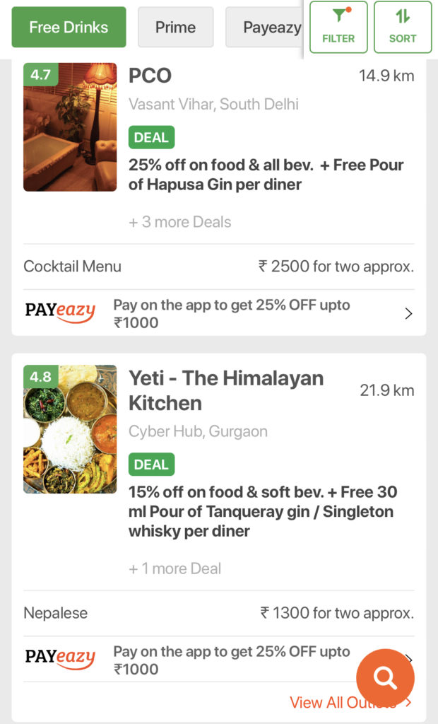 a screenshot of a menu