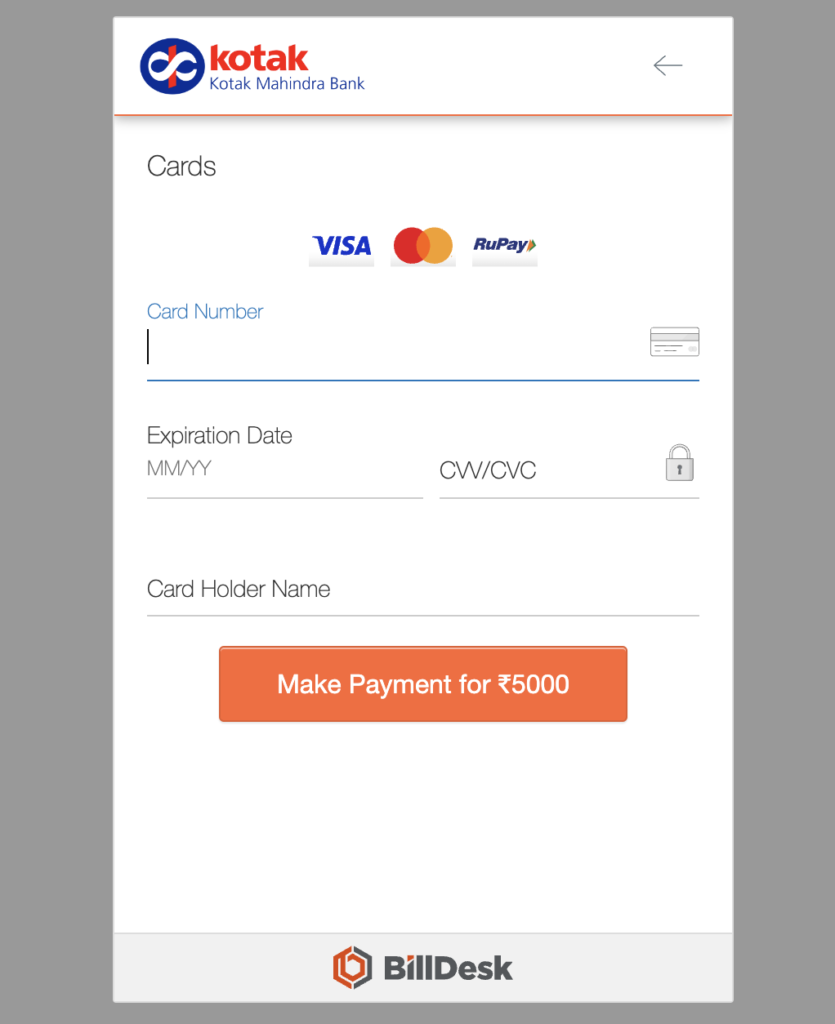 a screenshot of a credit card