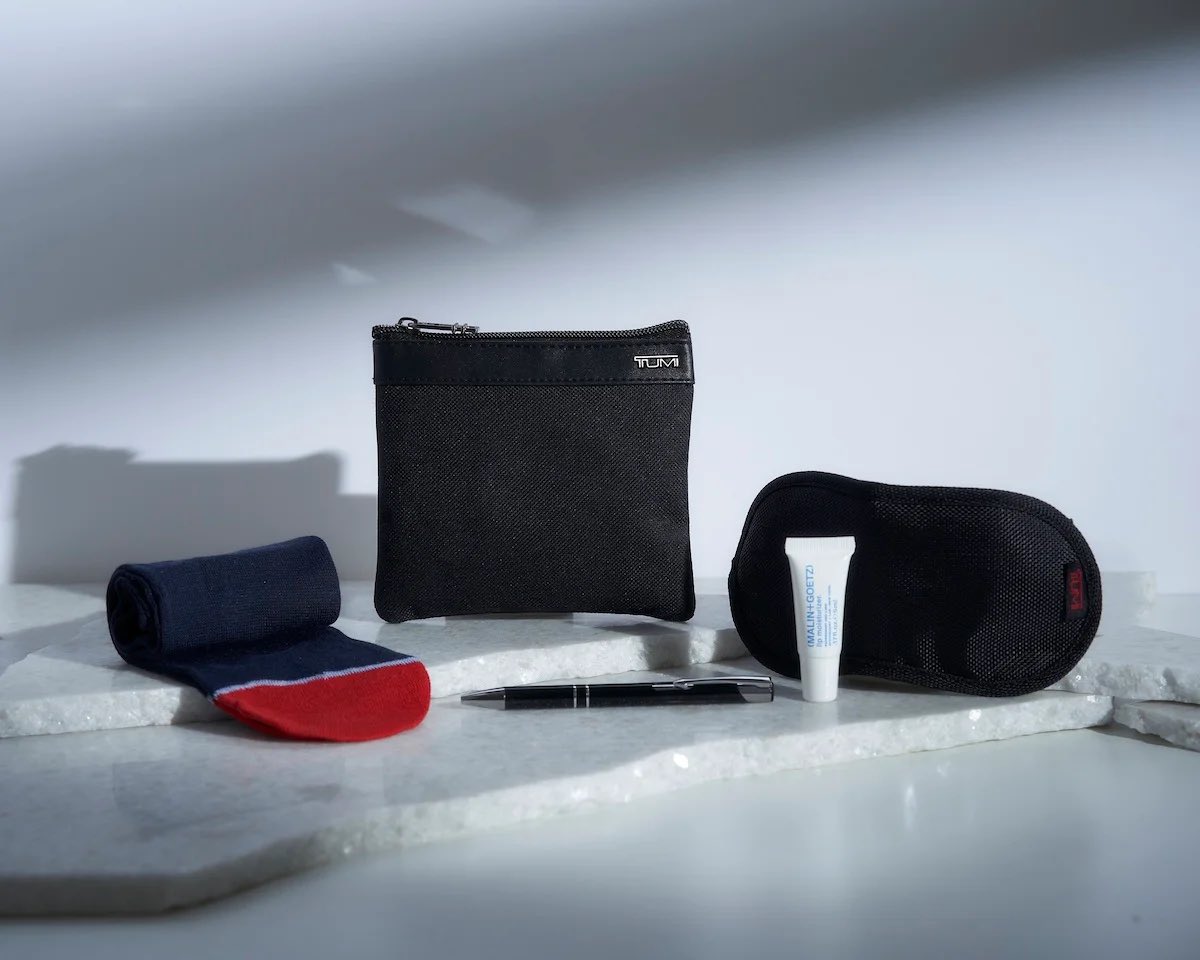 Air India partners Tumi for amenity kits and pyjamas on longhaul flights Live from a Lounge