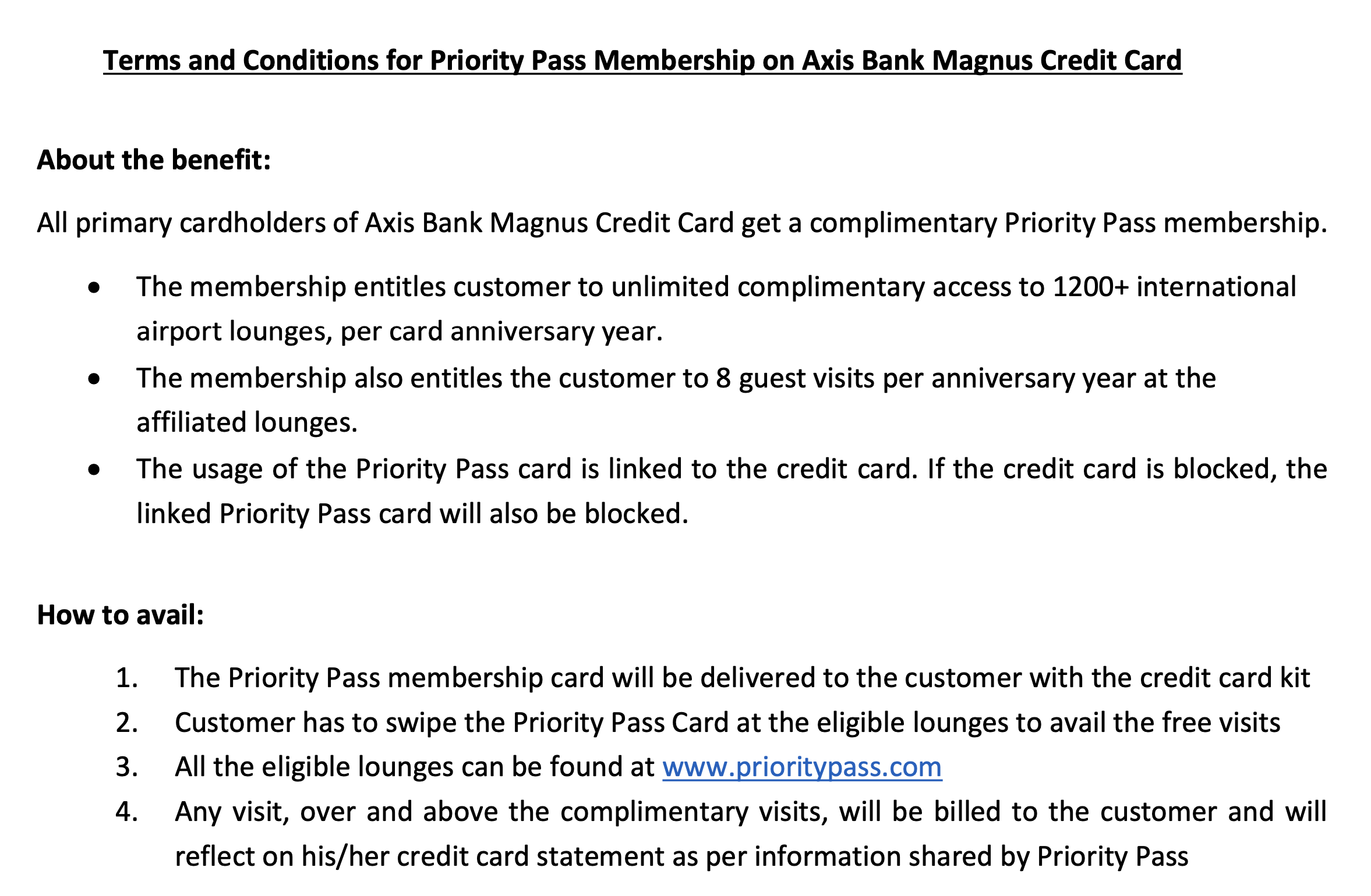 Axis Bank Lounge Access on Credit Cards will be restructured from June