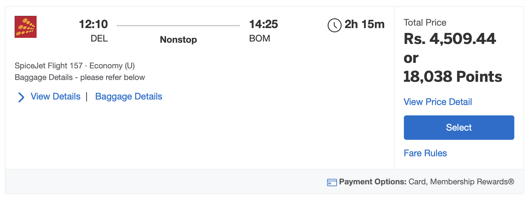 American Express offering 30 Reward Points back on Travel Bookings