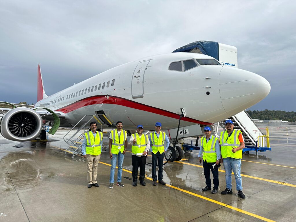 Air India Express' First 737-MAX (Image Courtesy:AIESL)
