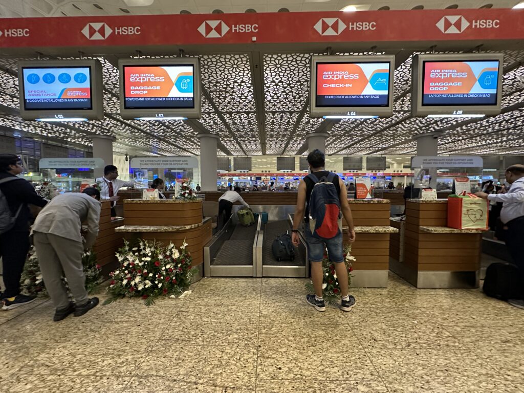 people standing in a terminal