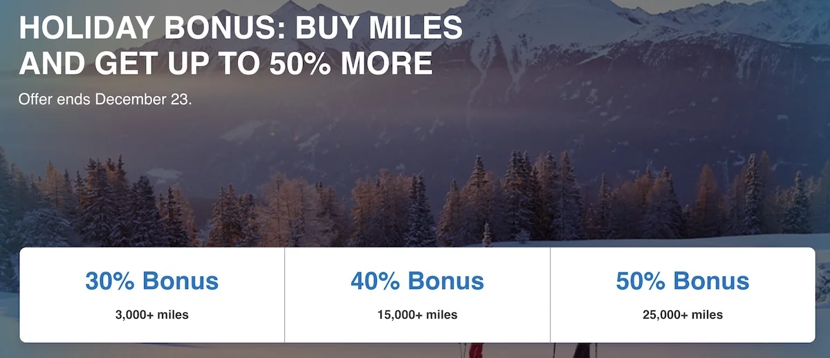Last Two Days: Alaska Airlines Buy Miles with up to 50% Bonus Miles
