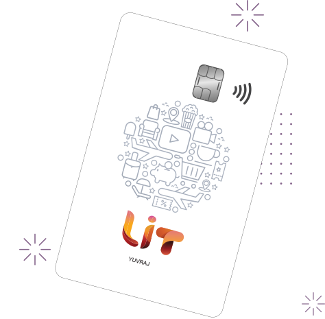 a card with a chip and a logo