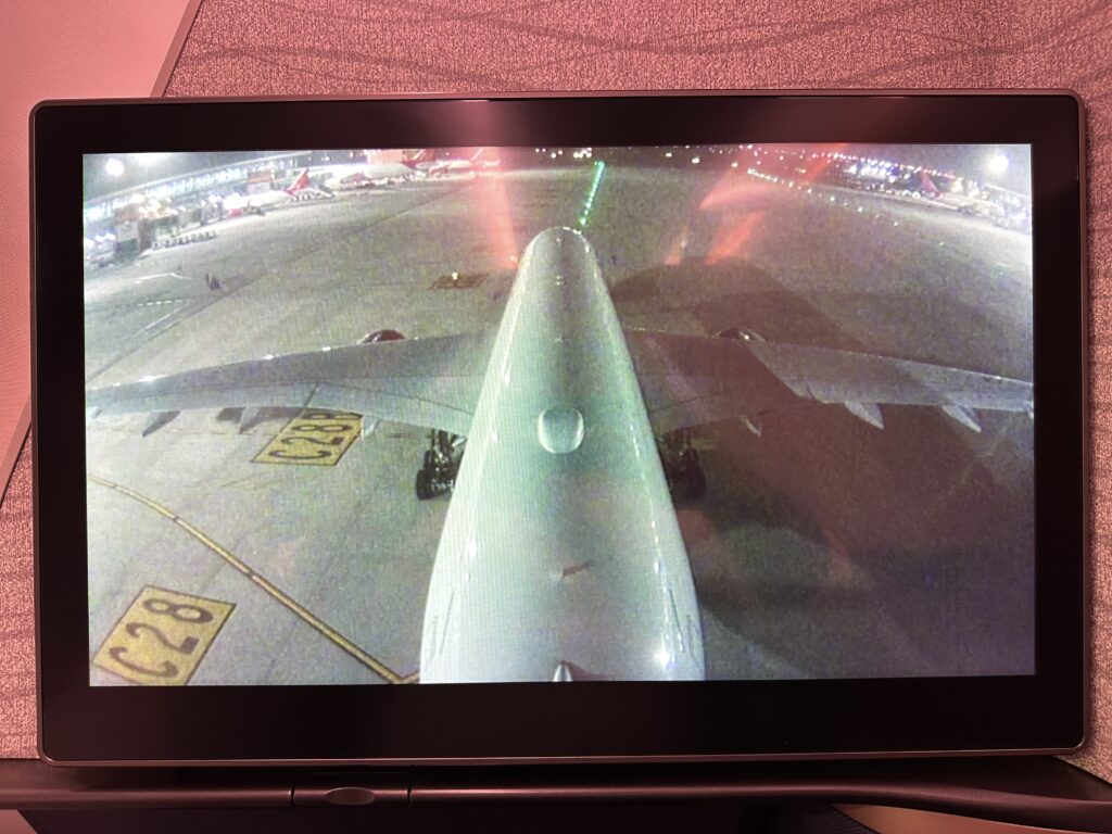 a screen shot of an airplane on a tablet