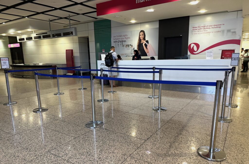 a man standing in front of a counter