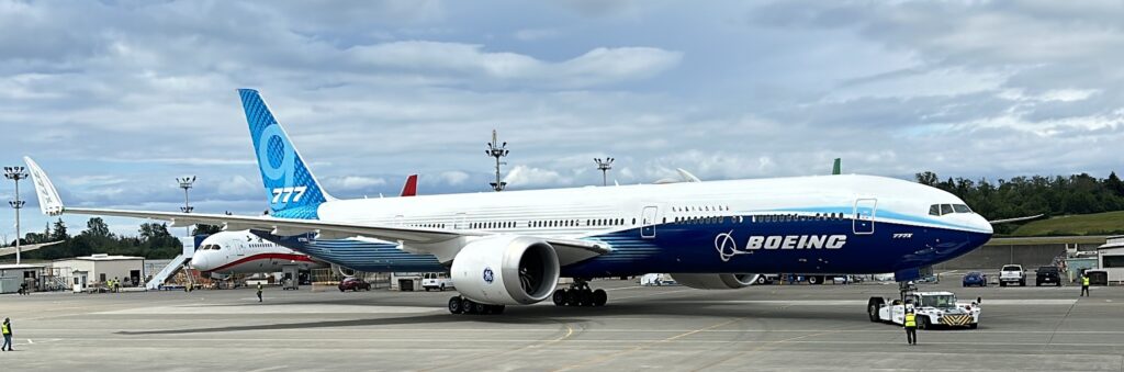 a large airplane on the tarmac