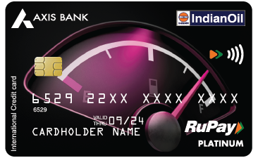 a credit card with a speedometer and a credit card