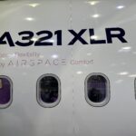 a close up of a plane