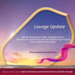 a poster of a lounge update