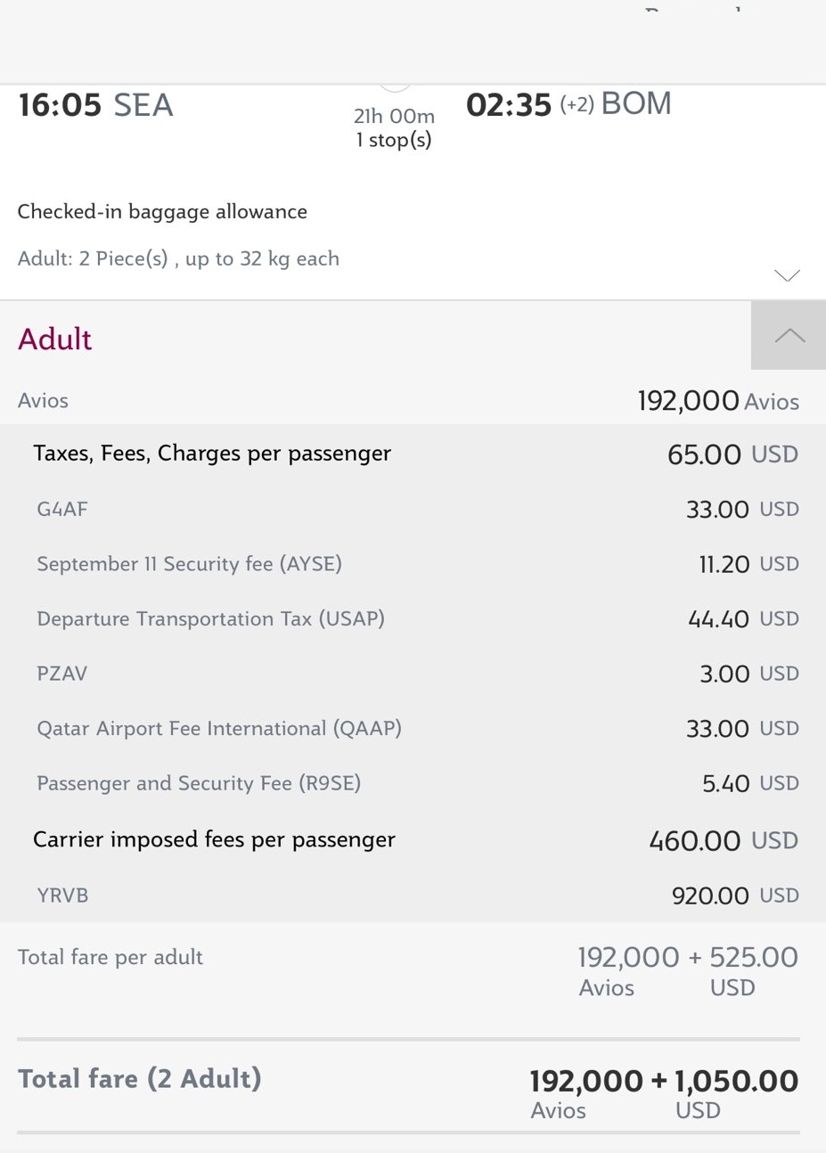 Qatar Airways significantly enhances (eventually recaliberates) Avios