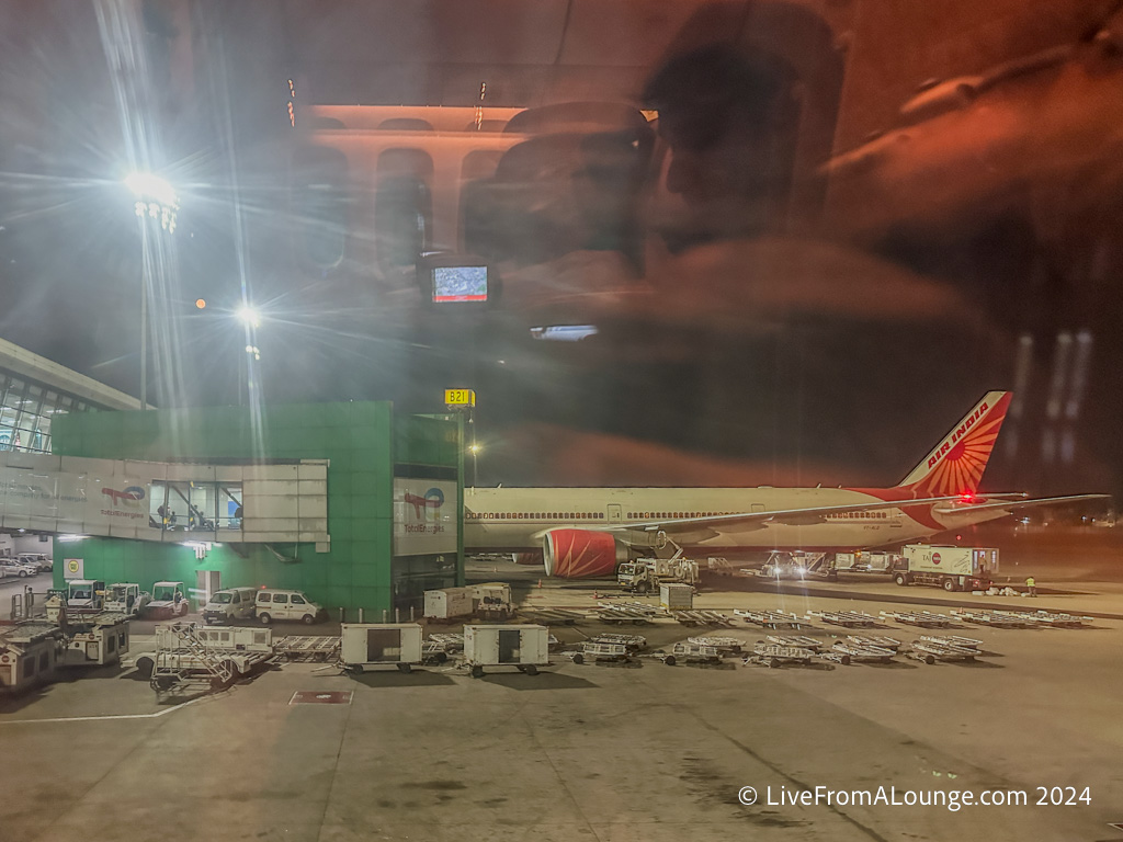 an airplane at an airport