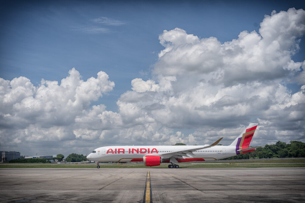 a large airplane on a runway