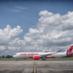 a large airplane on a runway