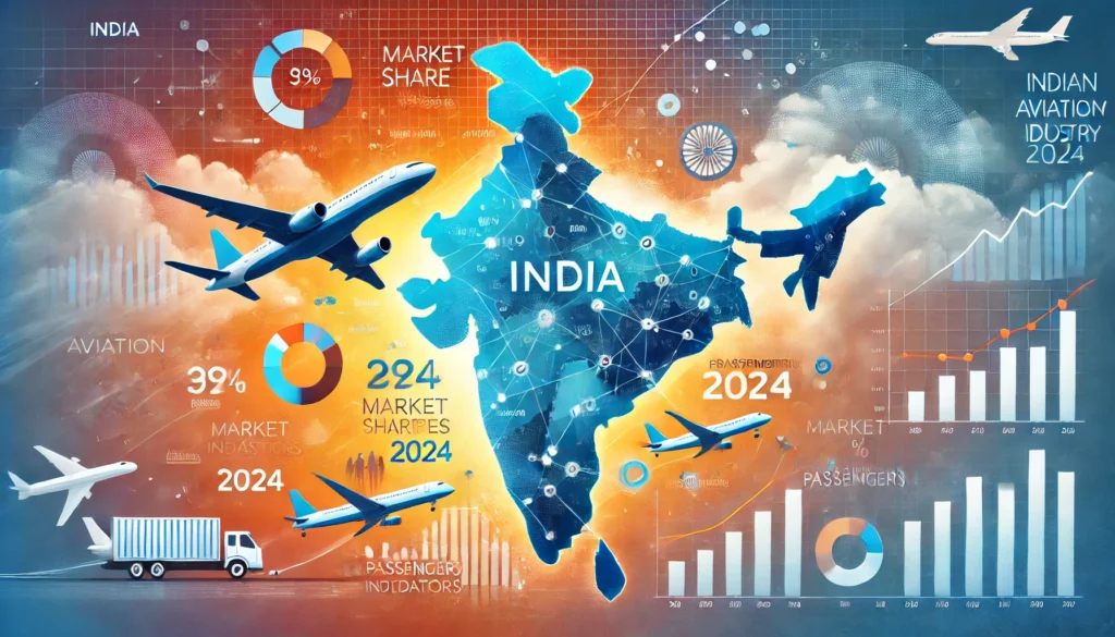 a map of india with airplanes and charts