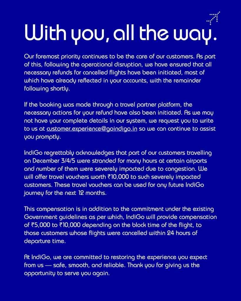 a blue and white text on a blue background